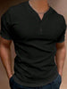 Summer Fashion Men's V-collar Short Sleeve Coat