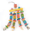 Parrot Toys Bird Toys Bird Cage Colorful Hanging Bells Tinker Bell Swing Chewing Cage Parrot Standing Bird Supplies