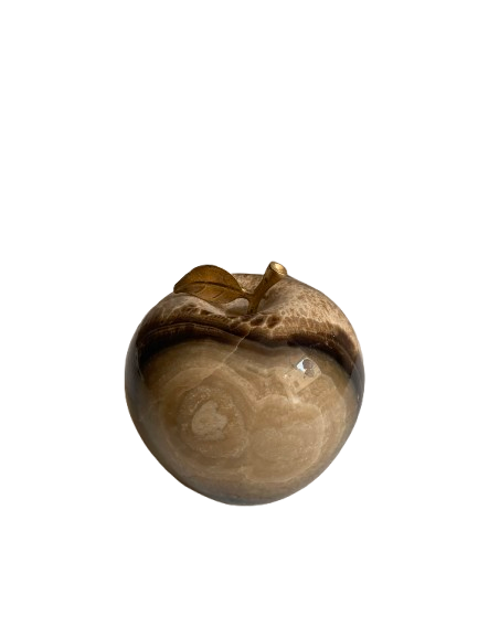 Handmade Marble Apple Ornament – Luxury Home Décor Accent